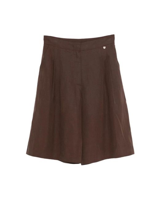 Liu Jo Brown Casual Shorts