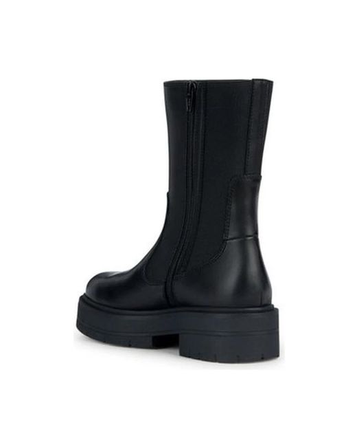 Geox Black Chelsea Boots