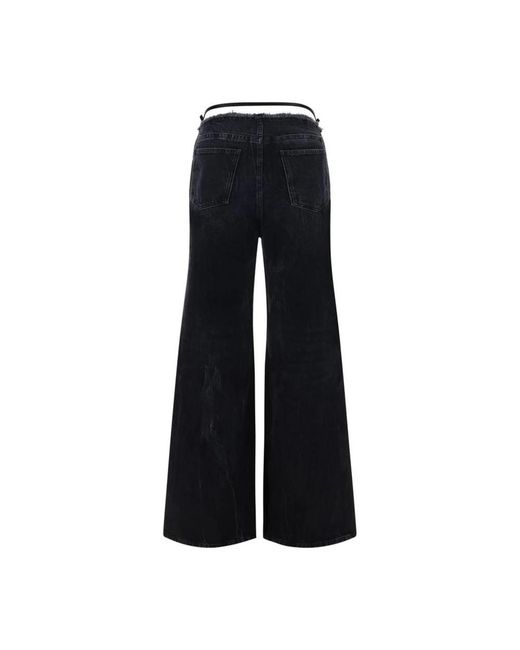 Givenchy Black Wide Jeans