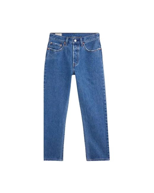 Levi's Blue Cropped Jeans