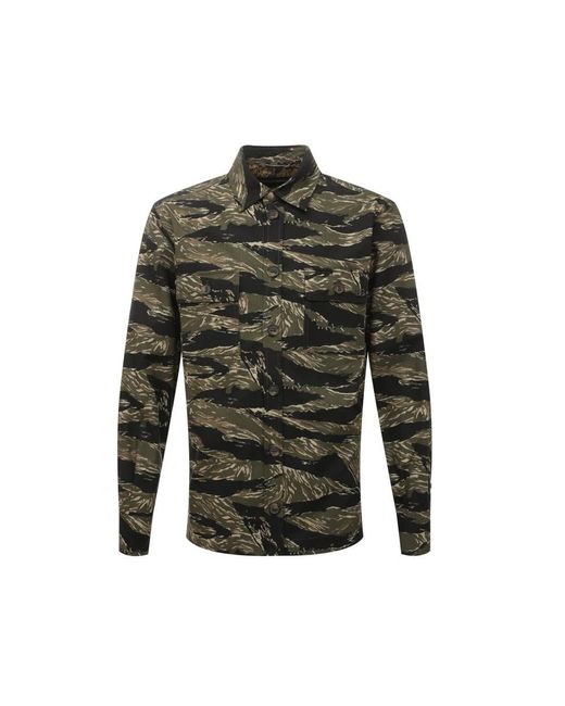 Dolce & Gabbana Green Camouflage Shirt for men