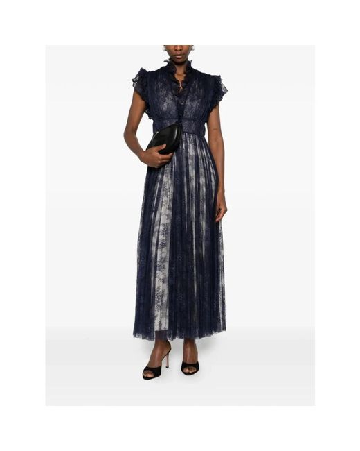 Alberta Ferretti Blue Maxi Dresses