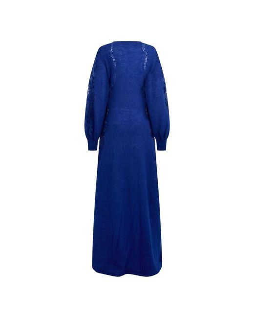 Alberta Ferretti Blue Knitted Dresses