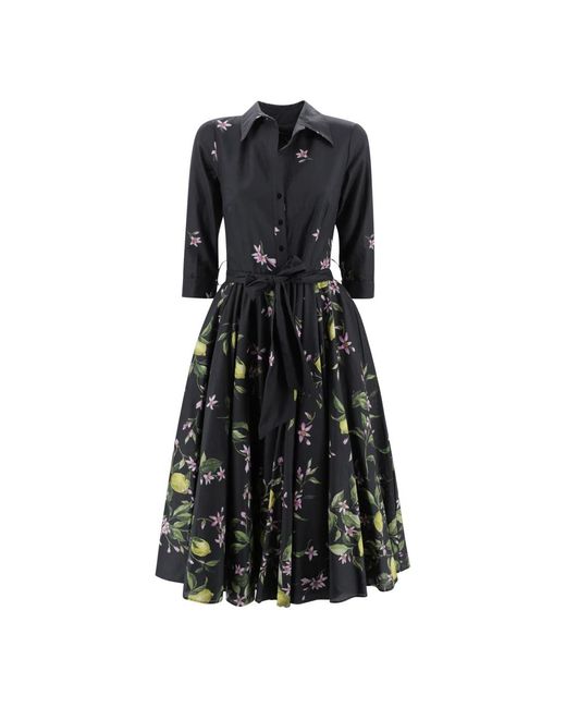Midi Dresses Lavi de color Black