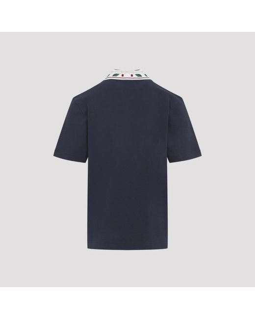 Casablanca Blue Polo Shirts for men
