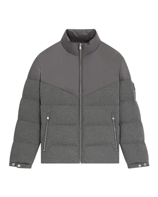 Boss Jassen ,Grijs ,Leer H Clanello 1 Jacket in het Gray voor heren