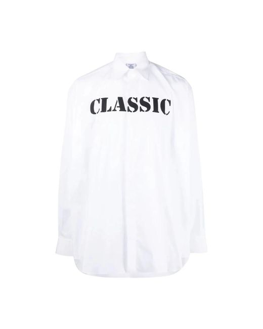 Shirts > casual shirts Vetements pour homme en coloris White