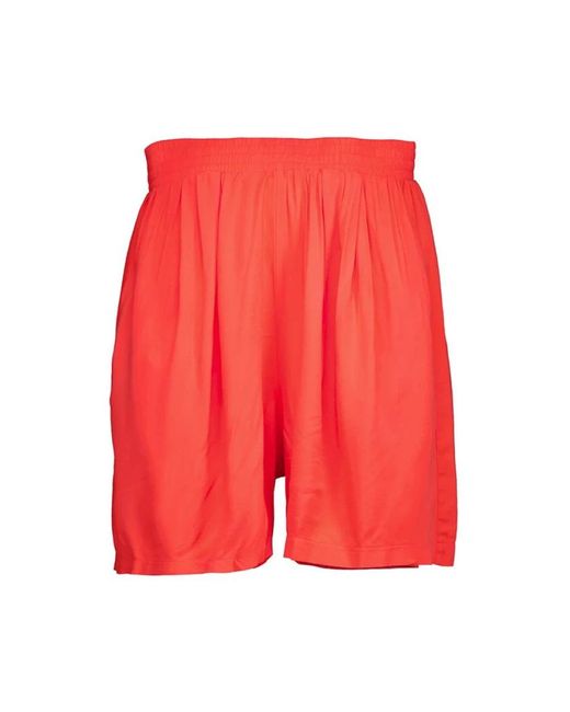 10Days Red Casual Shorts