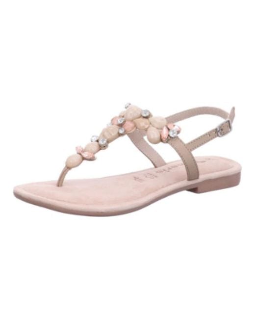 Tamaris Pink Bequeme Damensandalen