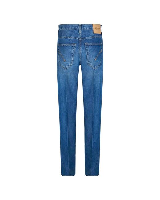 Dondup Blue Straight Jeans