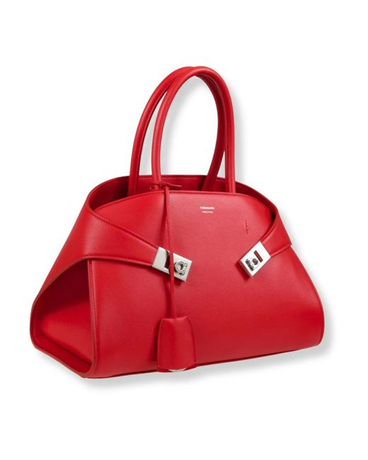 Ferragamo Red Handbags