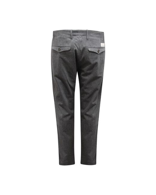 Nine:inthe:morning Gray Slim-Fit Trousers for men