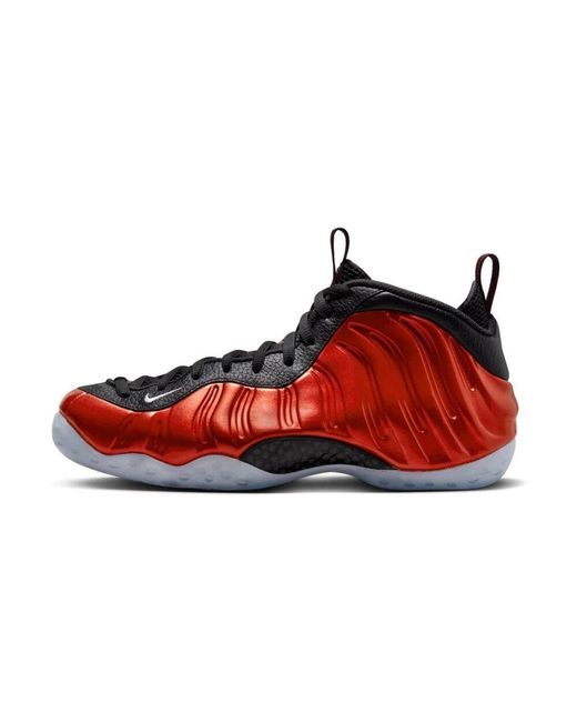 Nike Red Foamposite One Metallic Sneakers