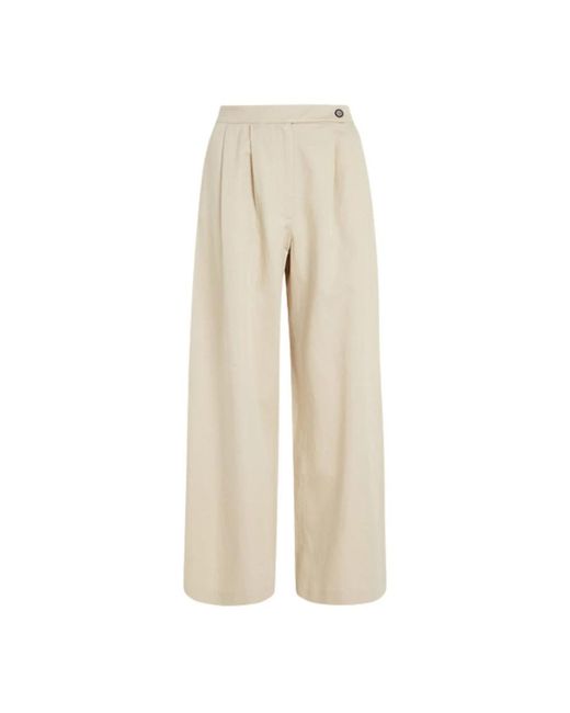 Tommy Hilfiger Natural Wide Trousers