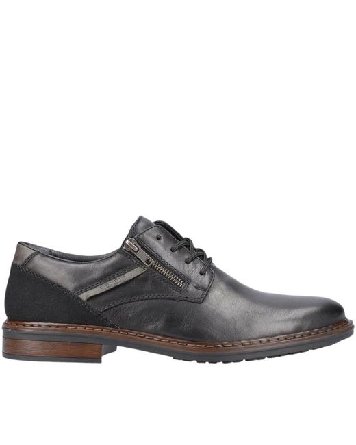 Rieker Gray Business Shoes for men