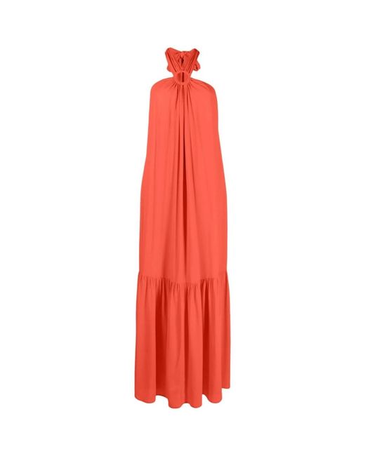 Erika Cavallini Semi Couture Red Maxi Dresses