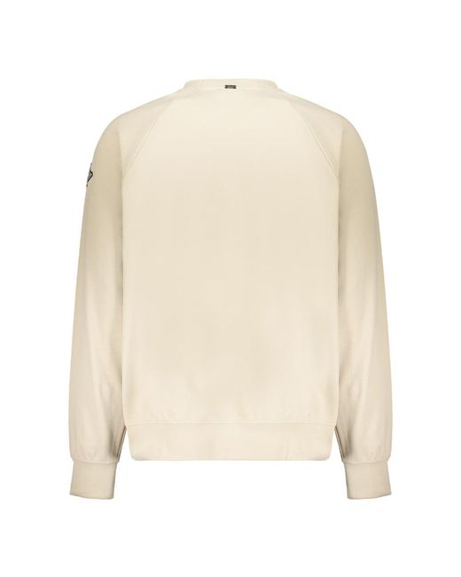 Herno Hoodies & Sweatvesten ,Polyester Crew Neck Sweatshirt in het White voor heren