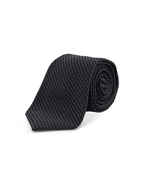 Kiton Ciro Paone Seidenkrawatte in Black für Herren