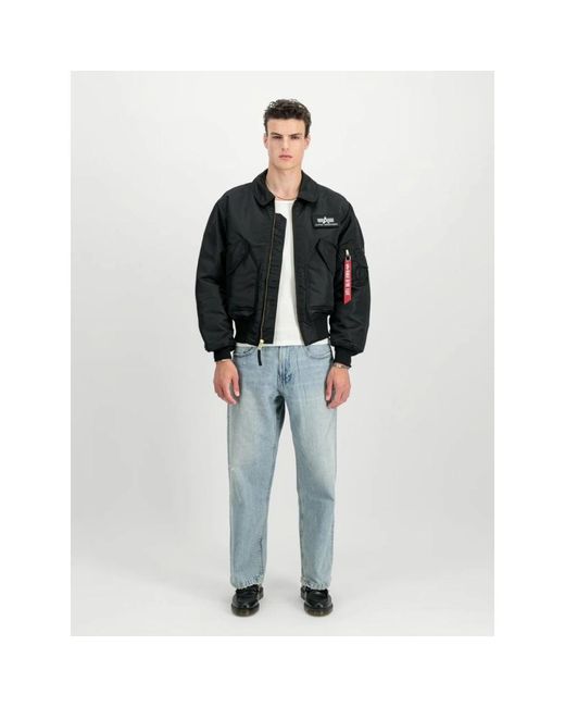 Alpha Industries Black Winter Jackets for men