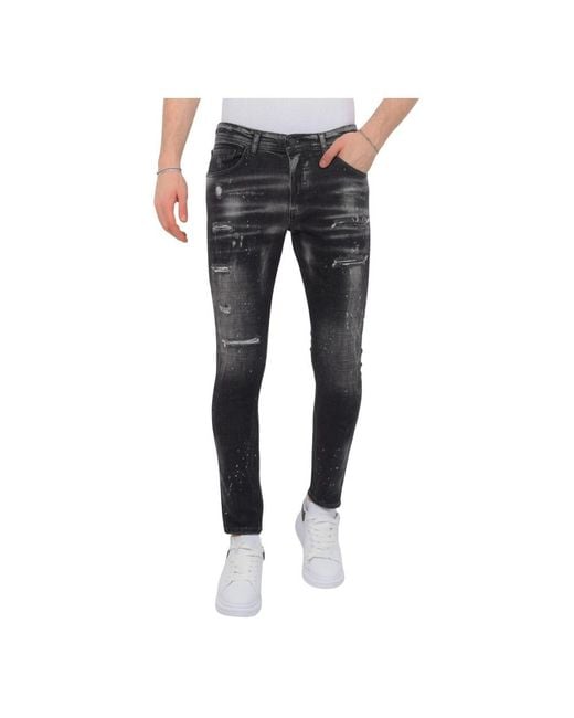 Local Fanatic Gray Slim-Fit Jeans for men