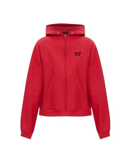 Balenciaga Red Zip-Throughs