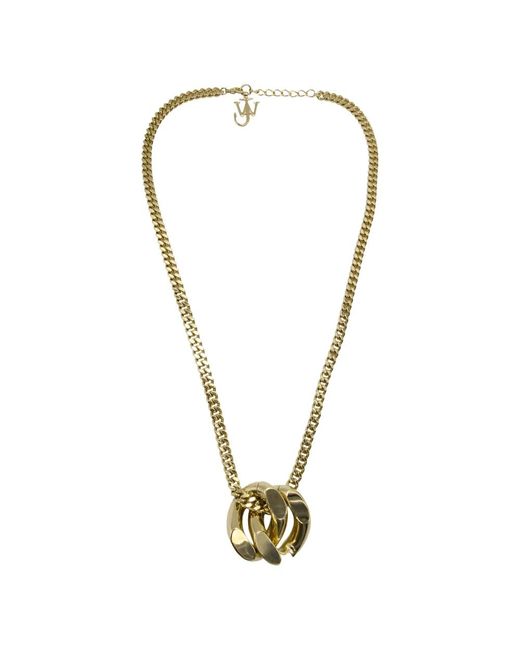 J.W. Anderson Metallic Necklaces