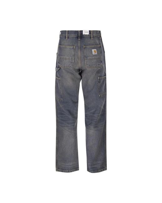 Carhartt Gray Straight Fit Jeans for men