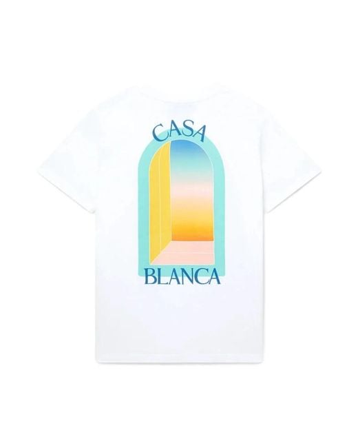 Casablanca L&#39;Arc Coloré T-Shirt in het White voor heren