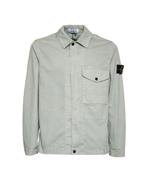 Light Jackets Stone Island de hombre de color Gray