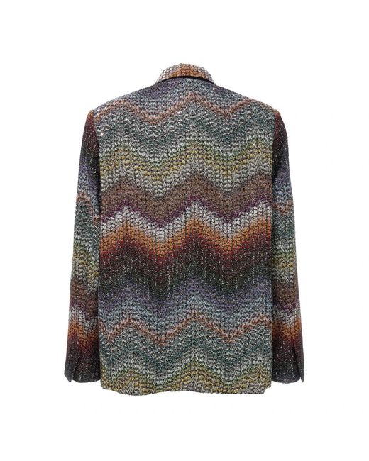 Missoni Jassen ,Veelkleurig ,Pailletten Caperdoni Blazer in het Black