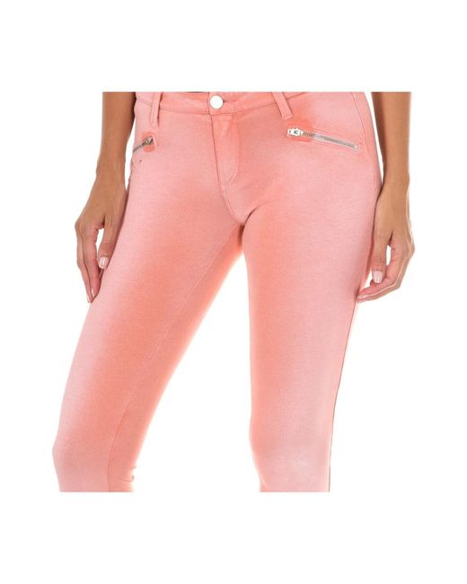 Met Red Skinny Trousers