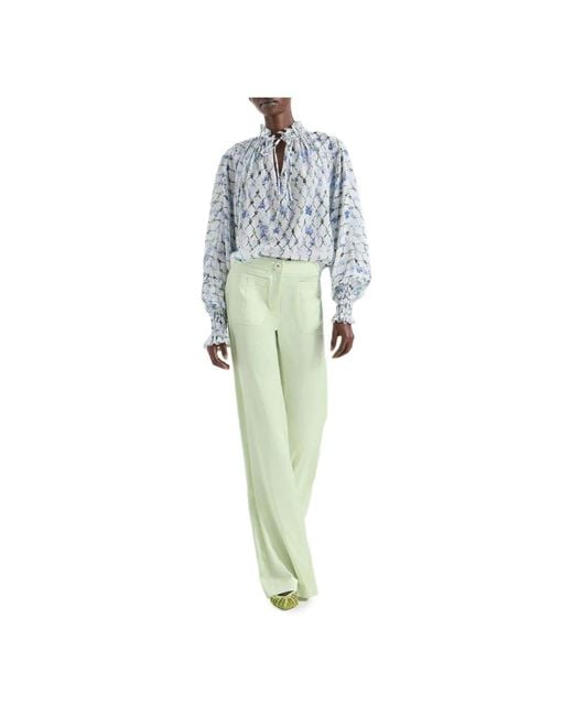 Genny Green Wide Trousers