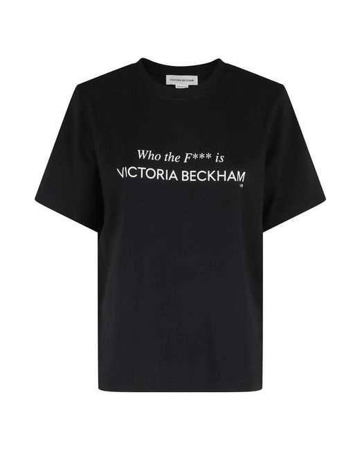 Victoria Beckham Black T-Shirts