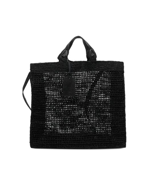 IBELIV Black Shopping Bags
