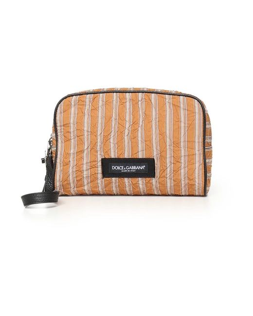 Dolce & Gabbana Brown Toilet Bags for men