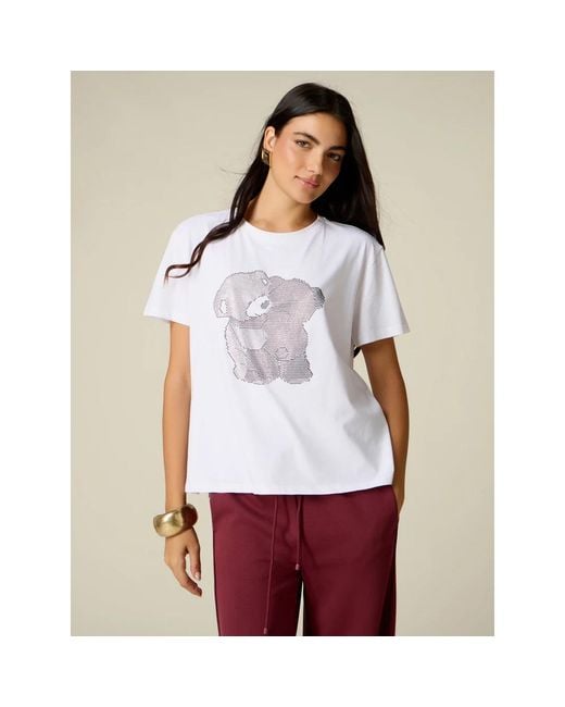 T-Shirts Oltre de color White