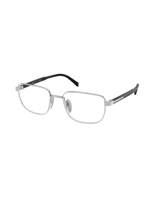 Prada B51V Optical Frame in het Metallic voor heren