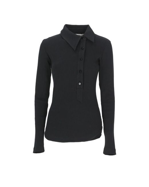 The Attico Black Round-Neck Knitwear