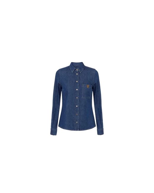Denim Shirts di Elisabetta Franchi in Blue