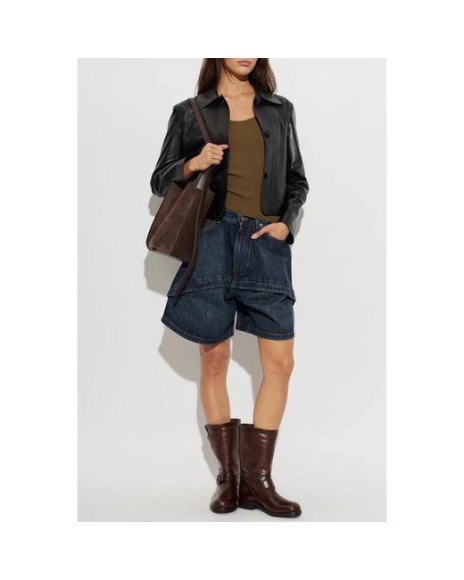 Leather Jackets Arma de color Black