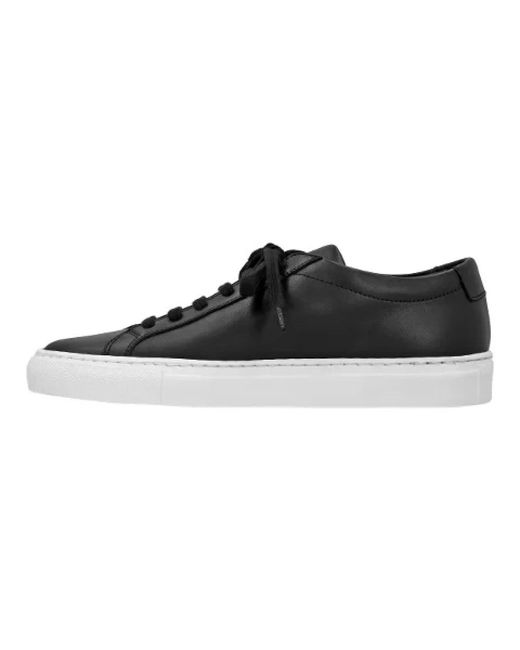 Common Projects Black Leder sneakers