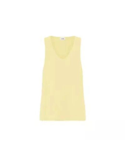 Sleeveless Tops Drykorn de color Yellow