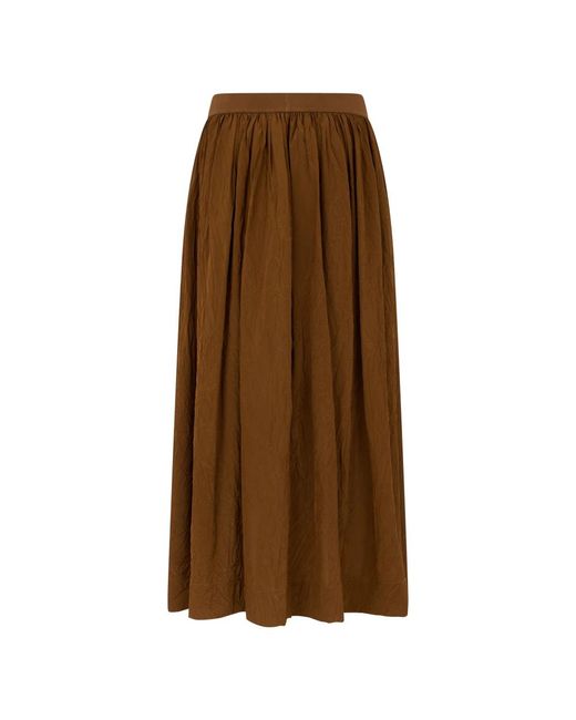 Uma Wang Brown Maxi Skirts