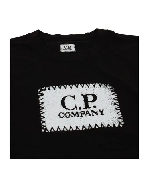 T-Shirts C P Company de hombre de color Black