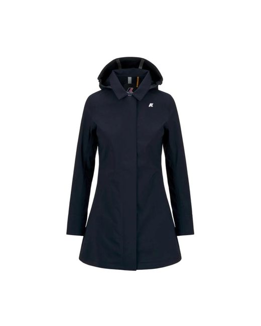 K-Way Blue Rain Jackets