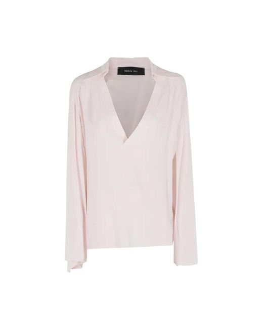FEDERICA TOSI Pink Blouses