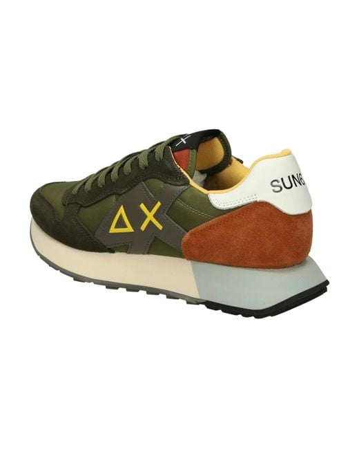 Sun 68 Green Sneakers for men