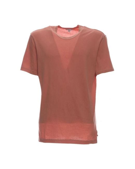 James Perse Pink T-shirt Mlj3311 Spzp 4 for men