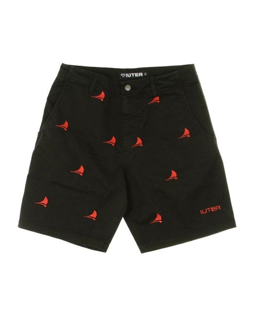 Iuter Schwarze Citizen Shorts Skipper Für Männer in Black für Herren