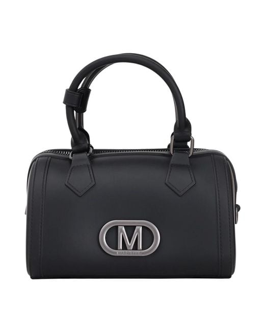 Marc Ellis Black Strukturierte Handtasche Mit Logodetail